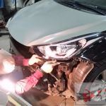 Ремонт, покраска капота и бампера, Hyundai Sonata